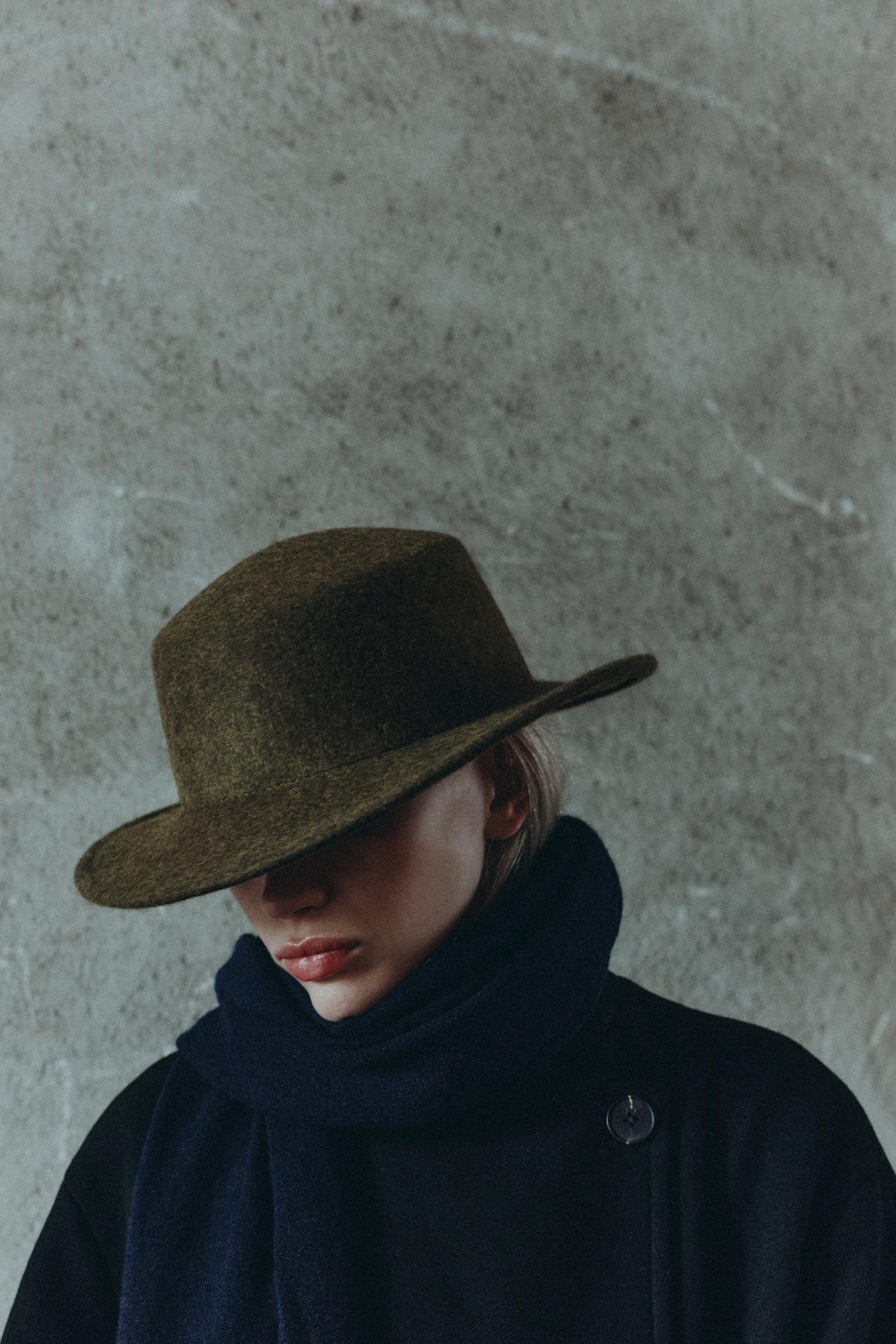 100% WOOL FELT BEANIE
