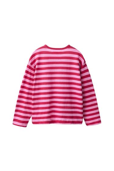 SOFT STRIPED T-SHIRT — Pink 2