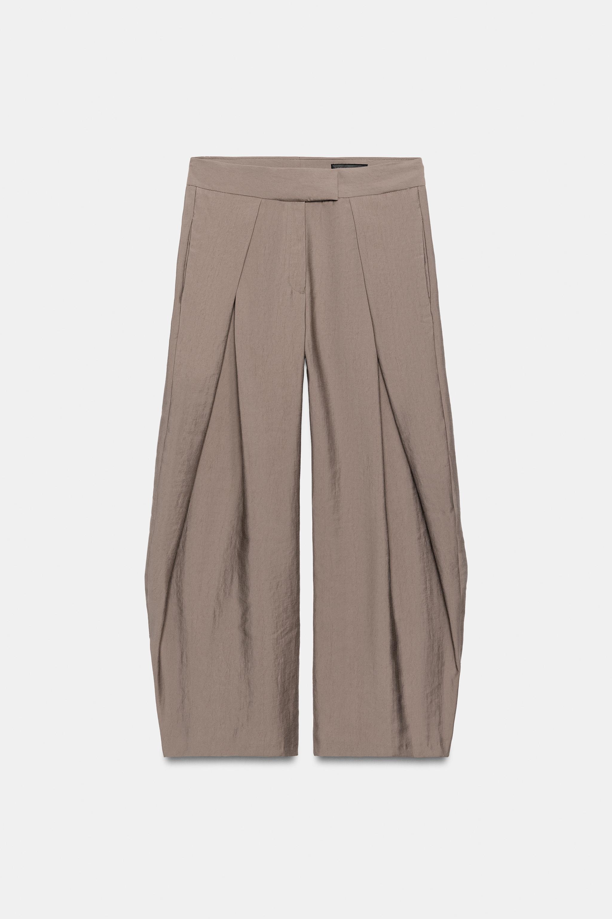 ZW COLLECTION PİLİLİ GENİŞ PAÇA PANTOLON