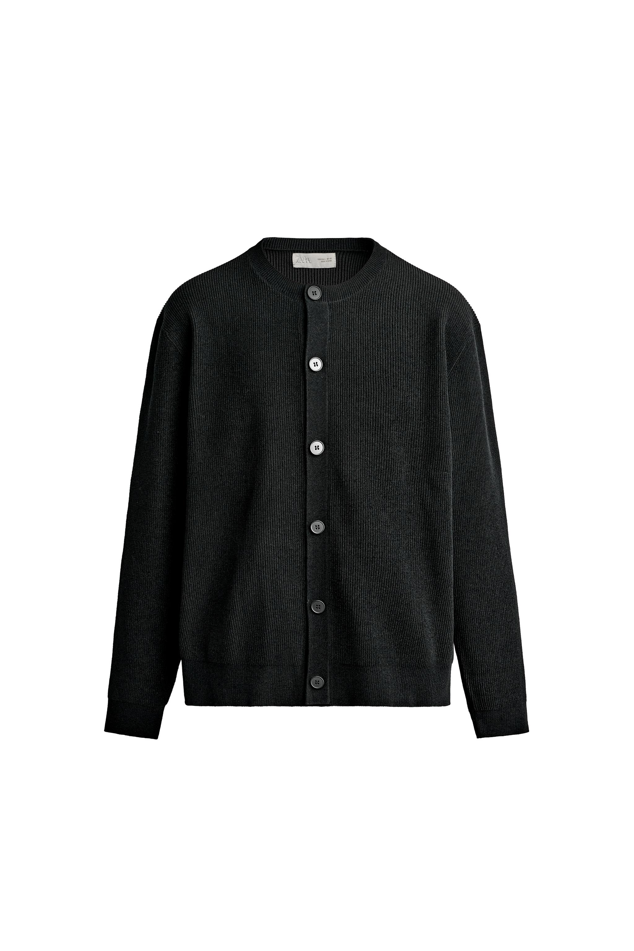 レギュラーフィット シェニールカーディガン - ブラウン | ZARA Japan