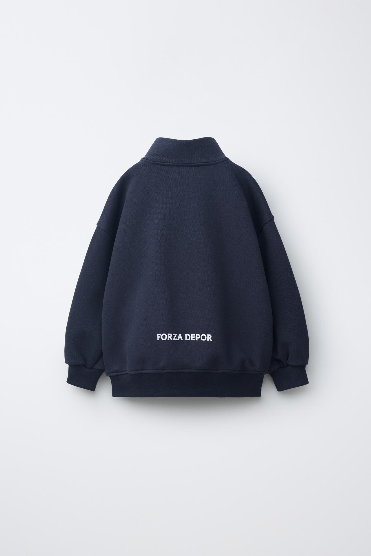 RC DEPORTIVO DE A CORUÑA CREST SWEATSHIRT — Navy blue