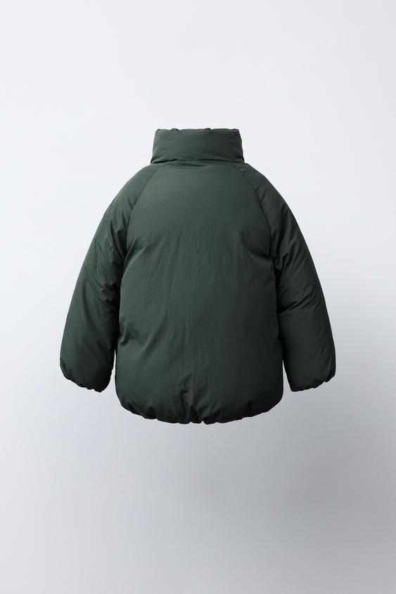 BLOUSON REMBOURRÉ DÉPERLANT - Vert foncé de Zara - Image 3
