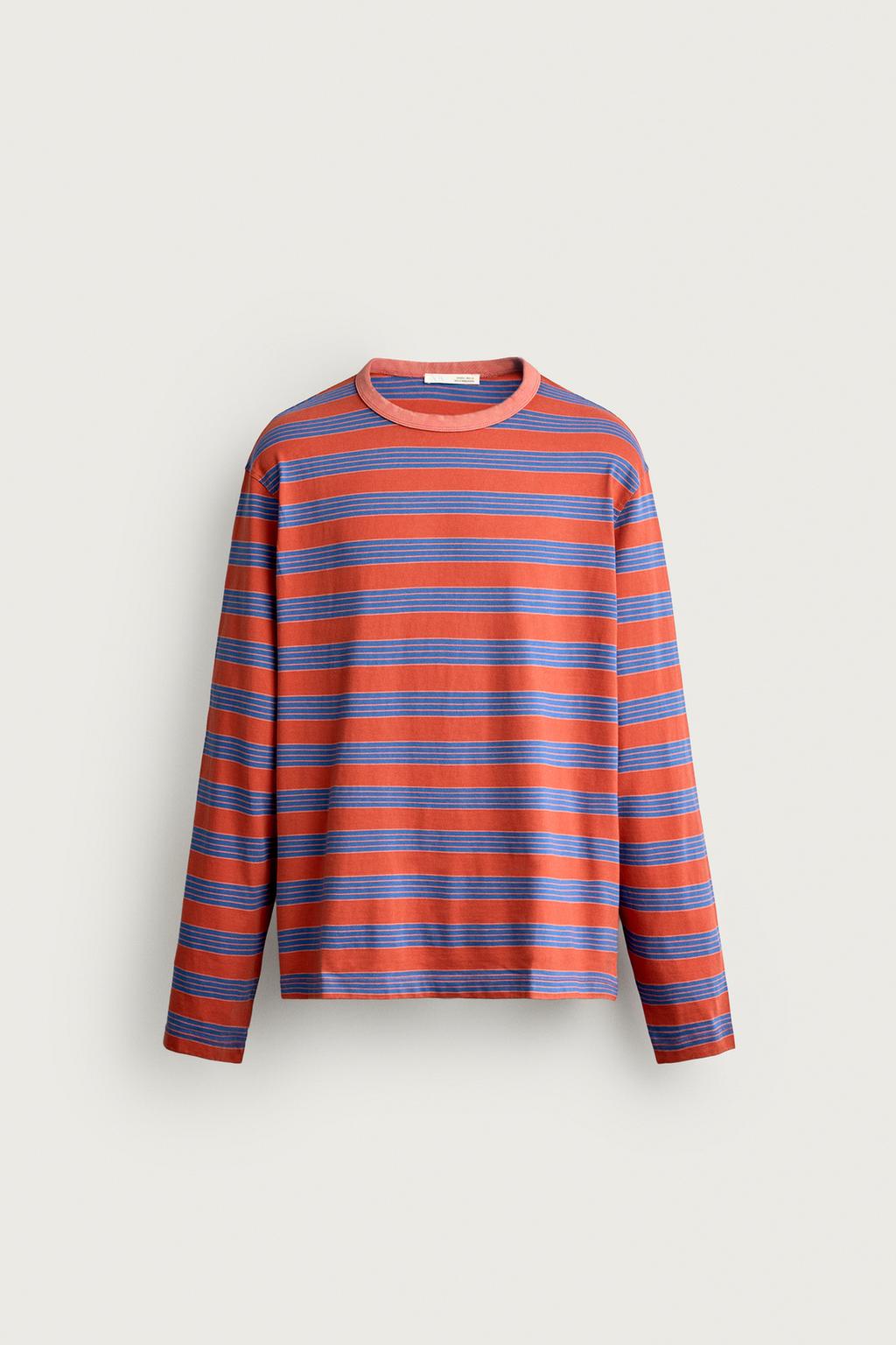 STRIPED LONG SLEEVE T-SHIRT