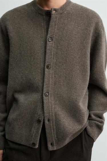 100% WOOL CARDIGAN - Earth by Zara - Image 5