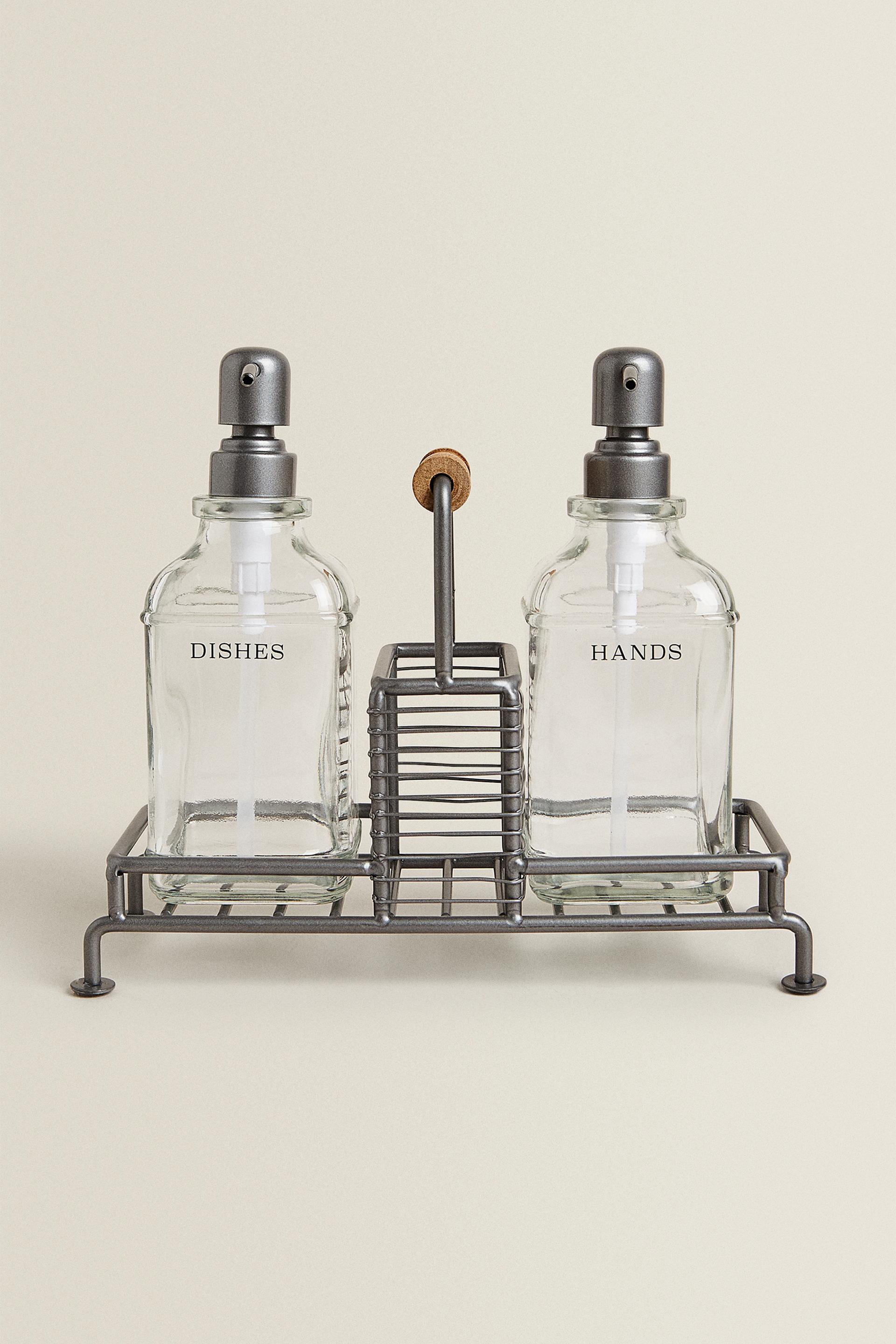 DOUBLE KITCHEN DISPENSER WITH STAND