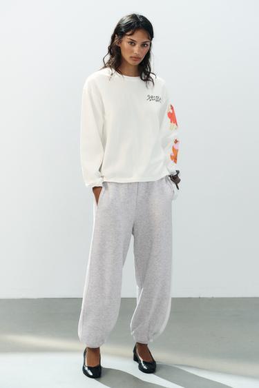 AGATHE SINGER PRINT T-SHIRT — Oyster-white 2