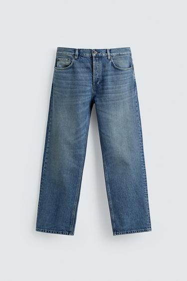 STRAIGHT BOOTCUT FIT JEANS - Blue by Zara