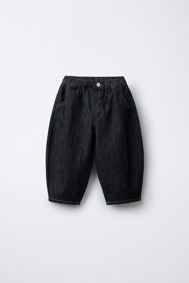Zaras BALLONGJEANS - Blå/indigo - Bild 0