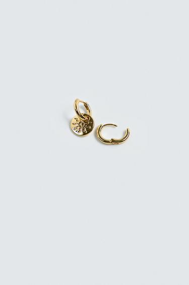 HOOP EARRINGS - Gold by Zara - Image 1