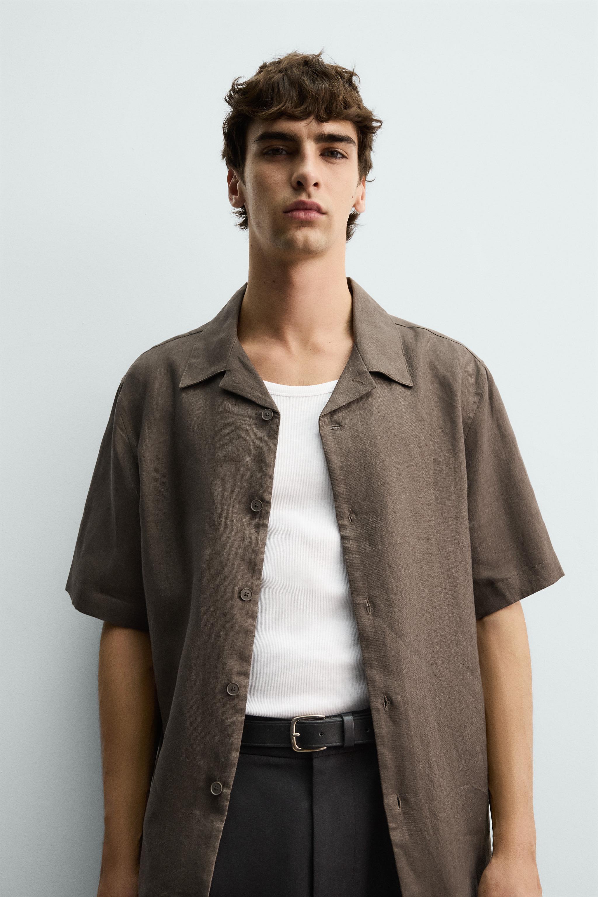 100% LINEN RELAXED FIT SHIRT