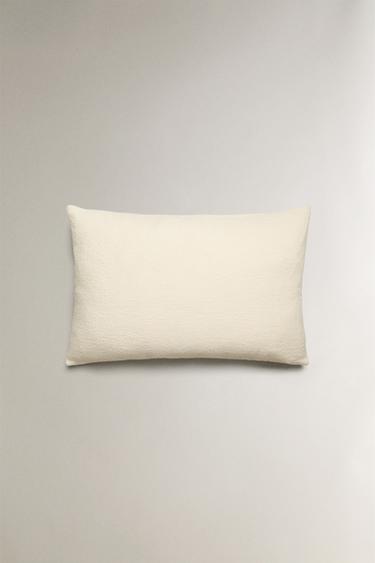 TEXTURED JACQUARD CUSHION - Ecru by Zara - Image 2