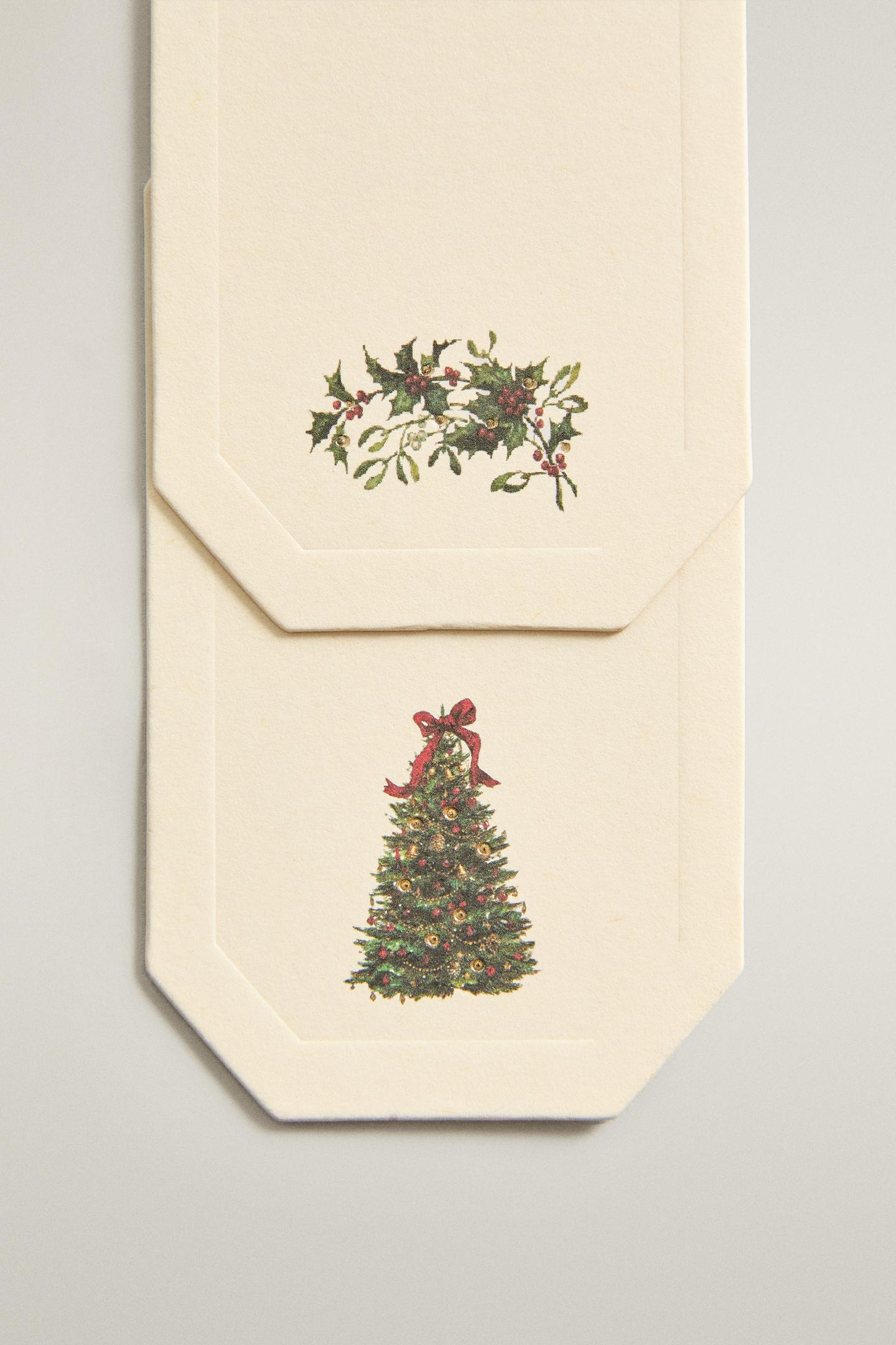 Zara Christmas Gift Tag Pack (Pack OF 20), цвет: Белый — фото 2