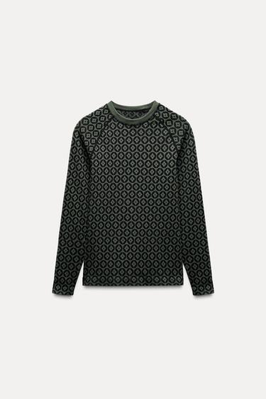 Zara TERMO MAJICA OD ŽAKARDA THERMOLITE® SKI COLLECTION – Kaki