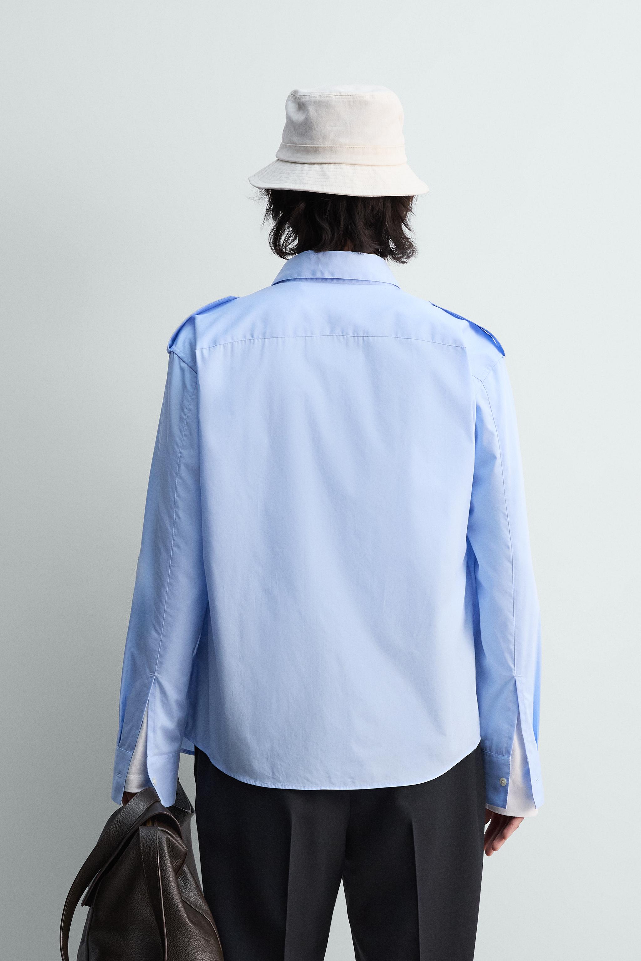 CHEMISE À POCHES ET PATTES