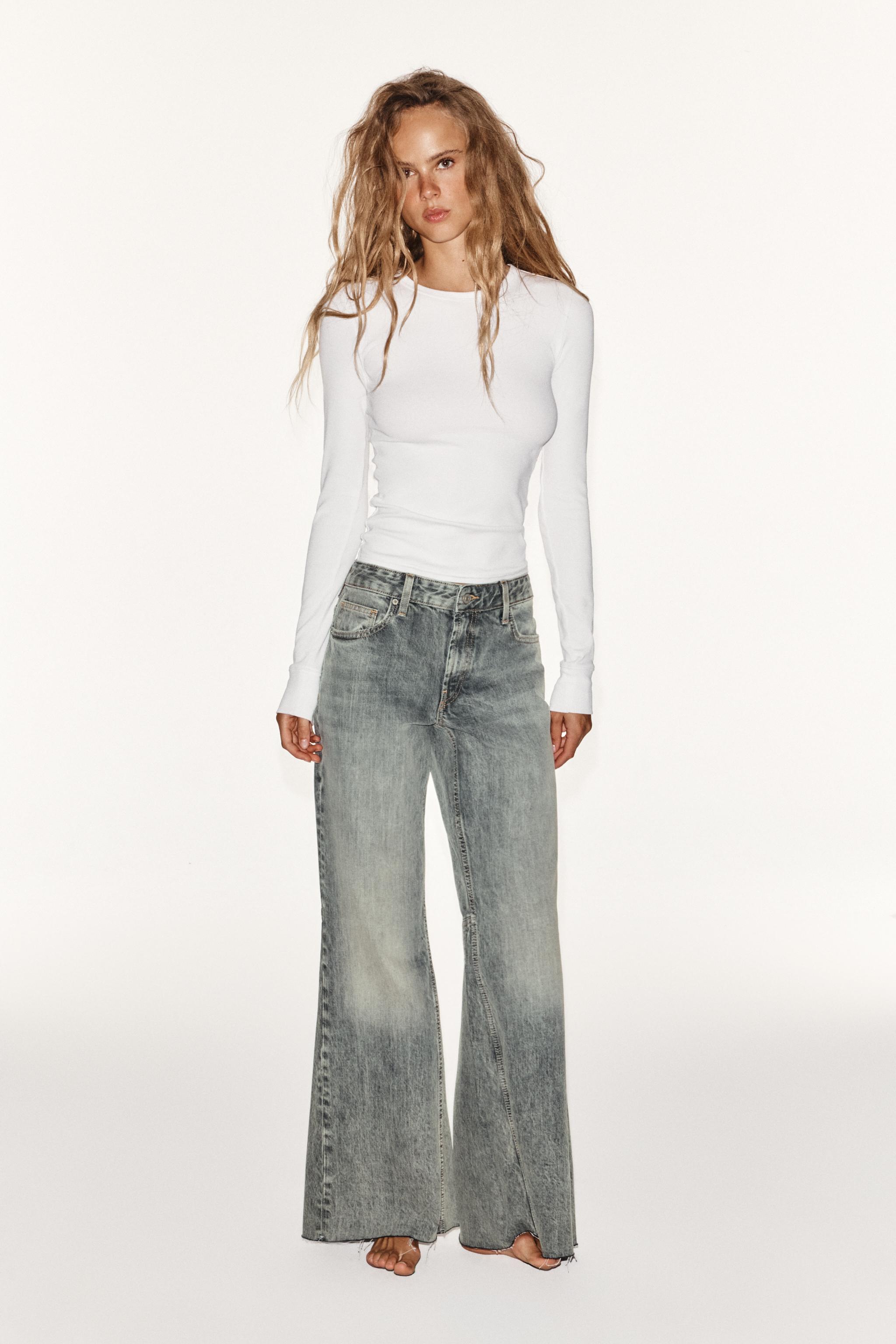 TRF SUPER low-rise flare JEANS