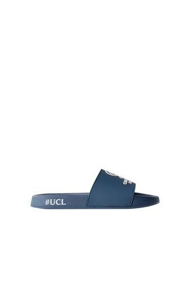 UEFA CHAMPIONS LEAGUE ® SLIDE SANDALS - Blue by Zara