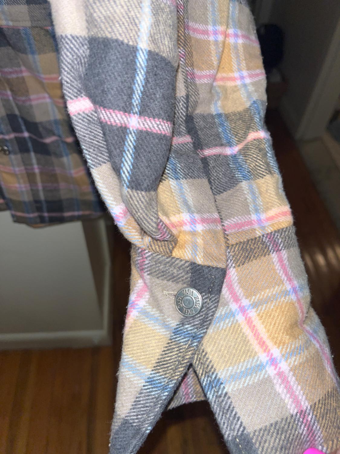 OVERSIZED PLAID OVERSHIRT - Image 2