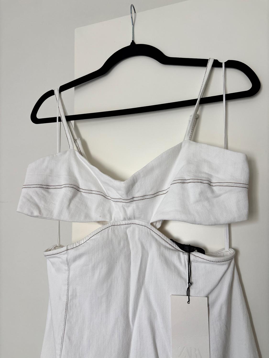 Z1975 MIDI DENIM CUT OUT DRESS - Image 4