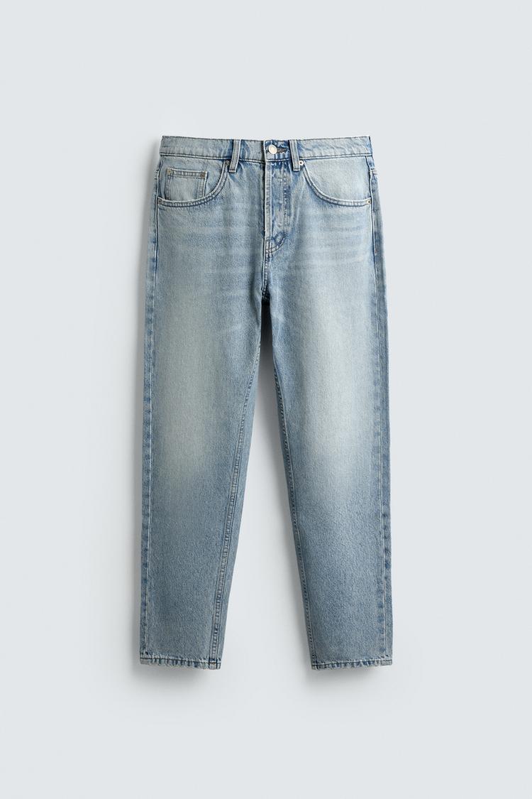 ZARA SLIM FIT CROPPED JEANS