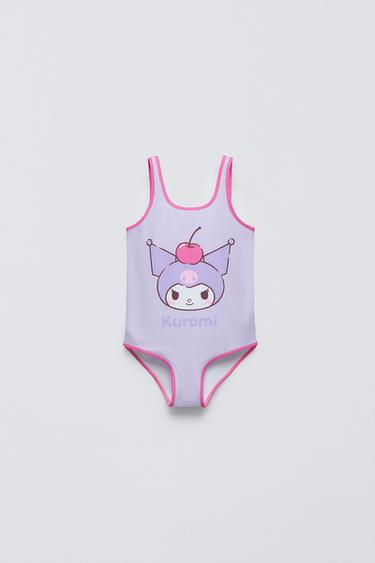 6-14 YEARS/ KUROMI © SANRIO SWIMSUIT - Mauve by Zara