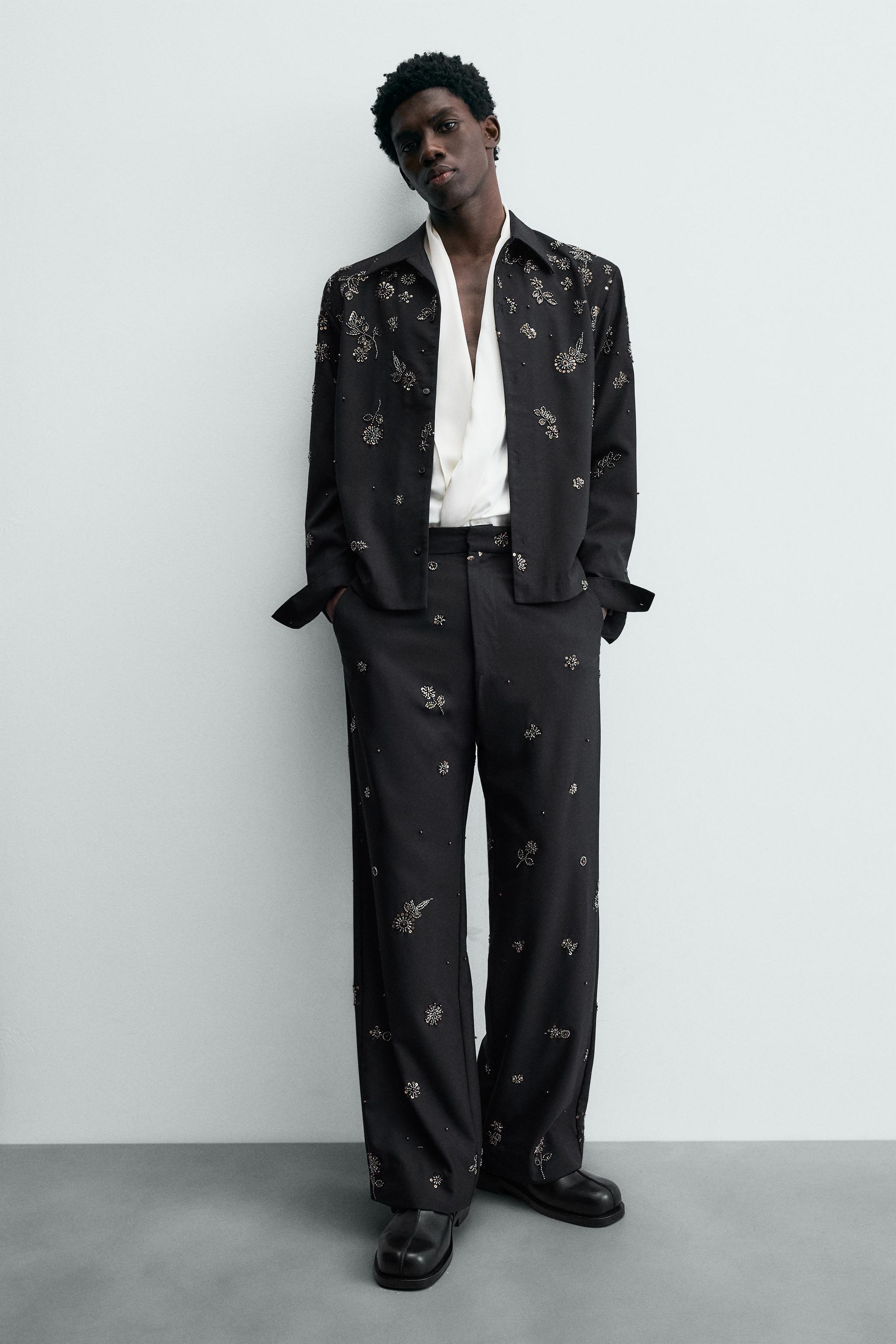 PANTALON COUPE DÉCONTRACTÉE PAILLETTES ÉDITION LIMITÉE