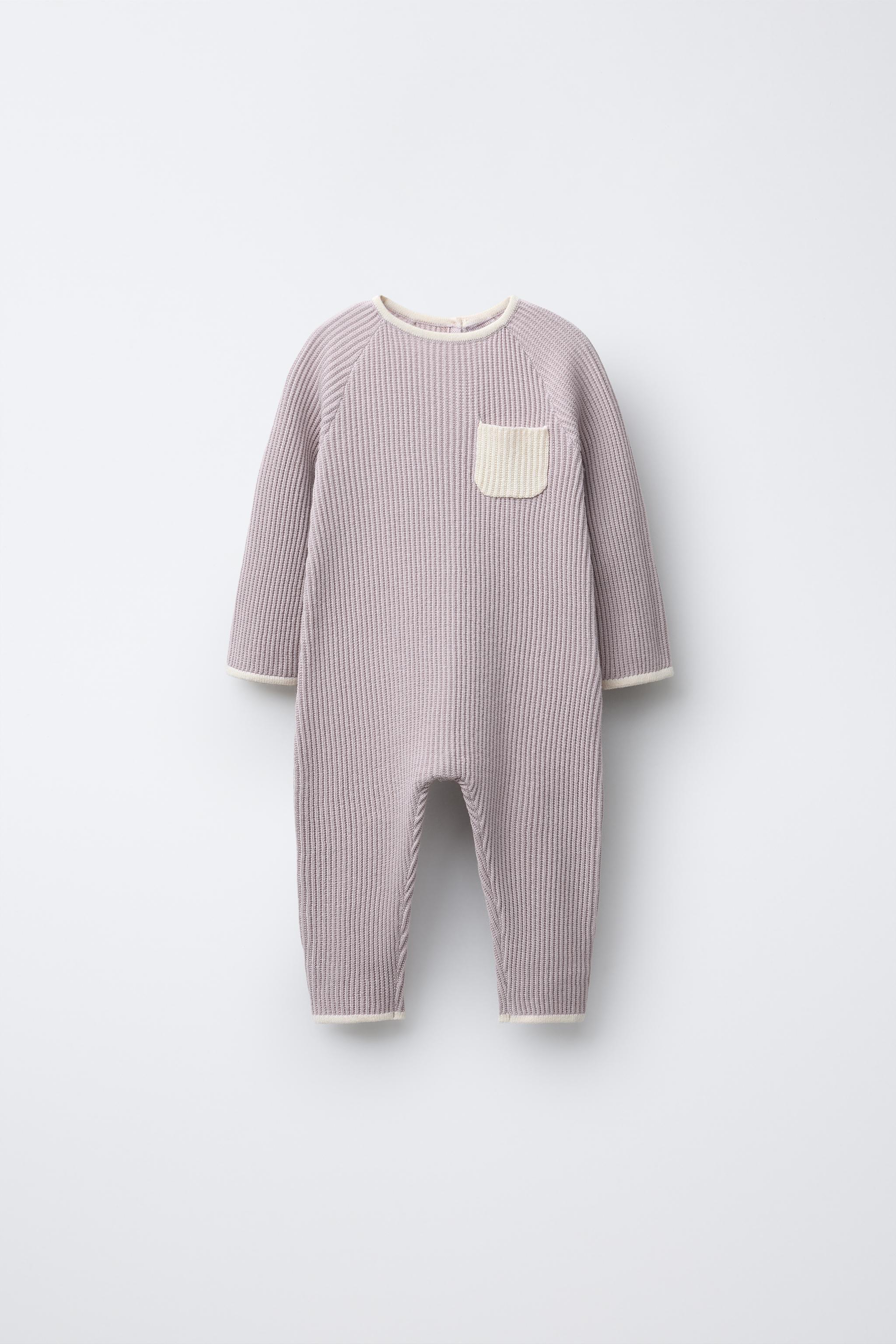 コントラストトリム ジャンプスーツ - ライトリラ | ZARA Japan