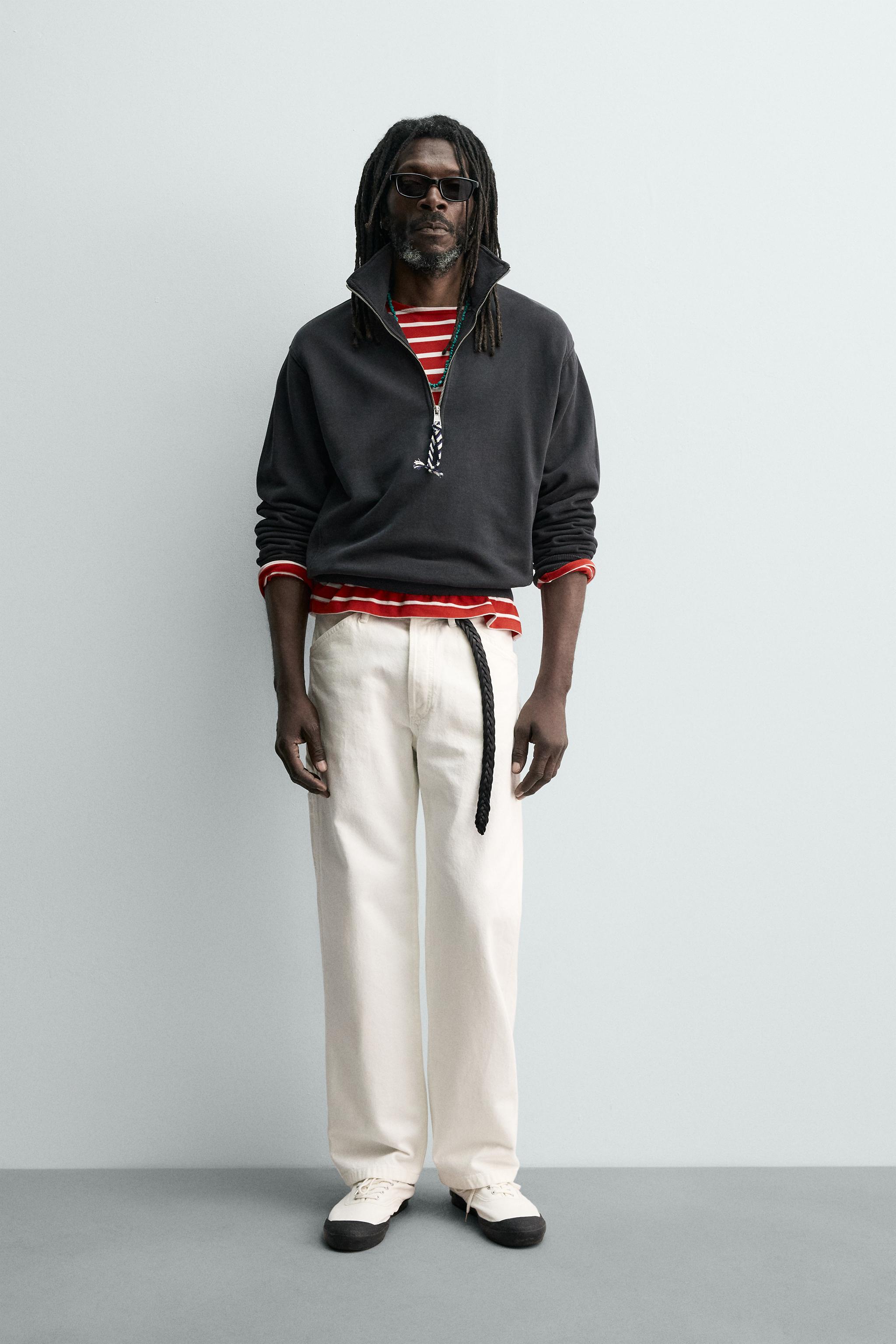 SWEAT COL ZIPPÉ BANDE AARON LEVINE X ZARA