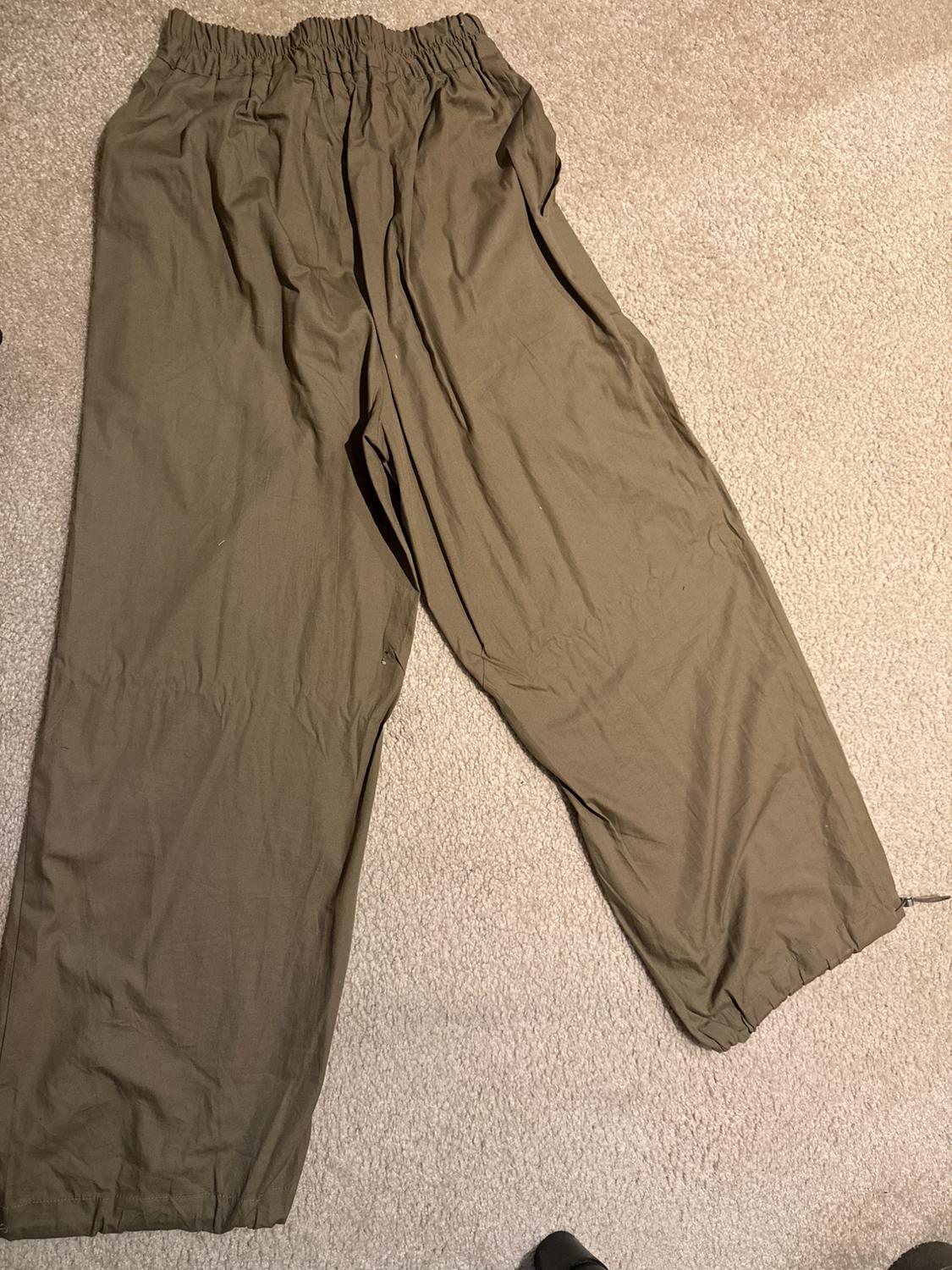 ADJUSTABLE HEM POPLIN PANTS - Image 2