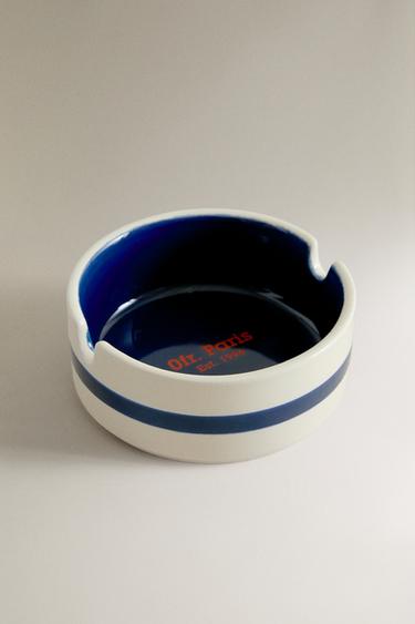 STONEWARE ASHTRAY | 0FR. PARIS — Blue 2