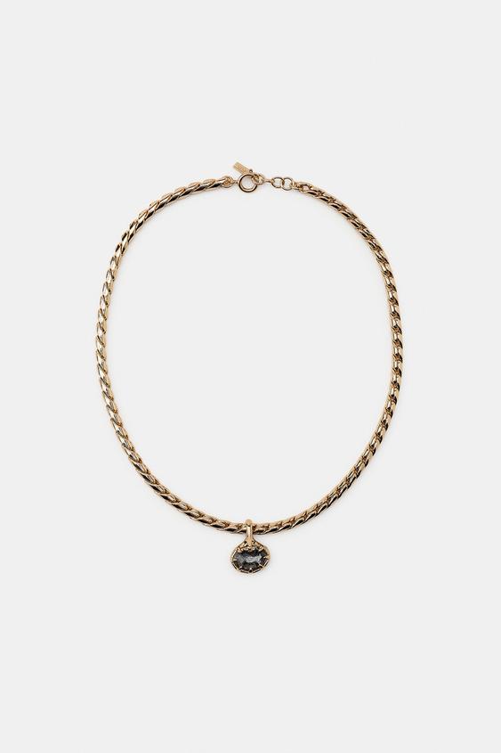 COLAR CORRENTE JOIA - Dourado da Zara - Imagem 0