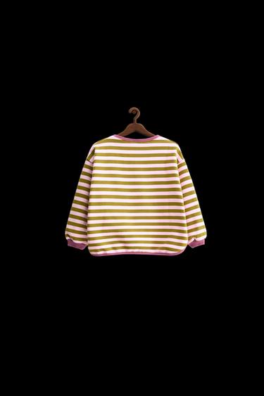 ZARA TIMELESS - STRIPED SWEATSHIRT - Olive green by Zara