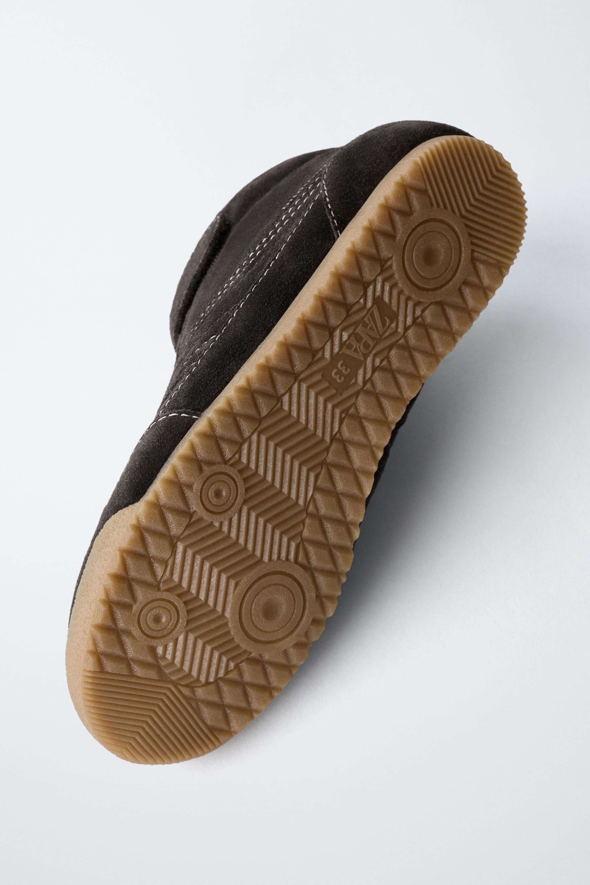 LEATHER BOXING HIGH-TOP SNEAKERS