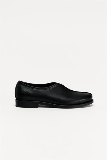 LEATHER LOAFERS X AO YES - Black by Zara - Image 0