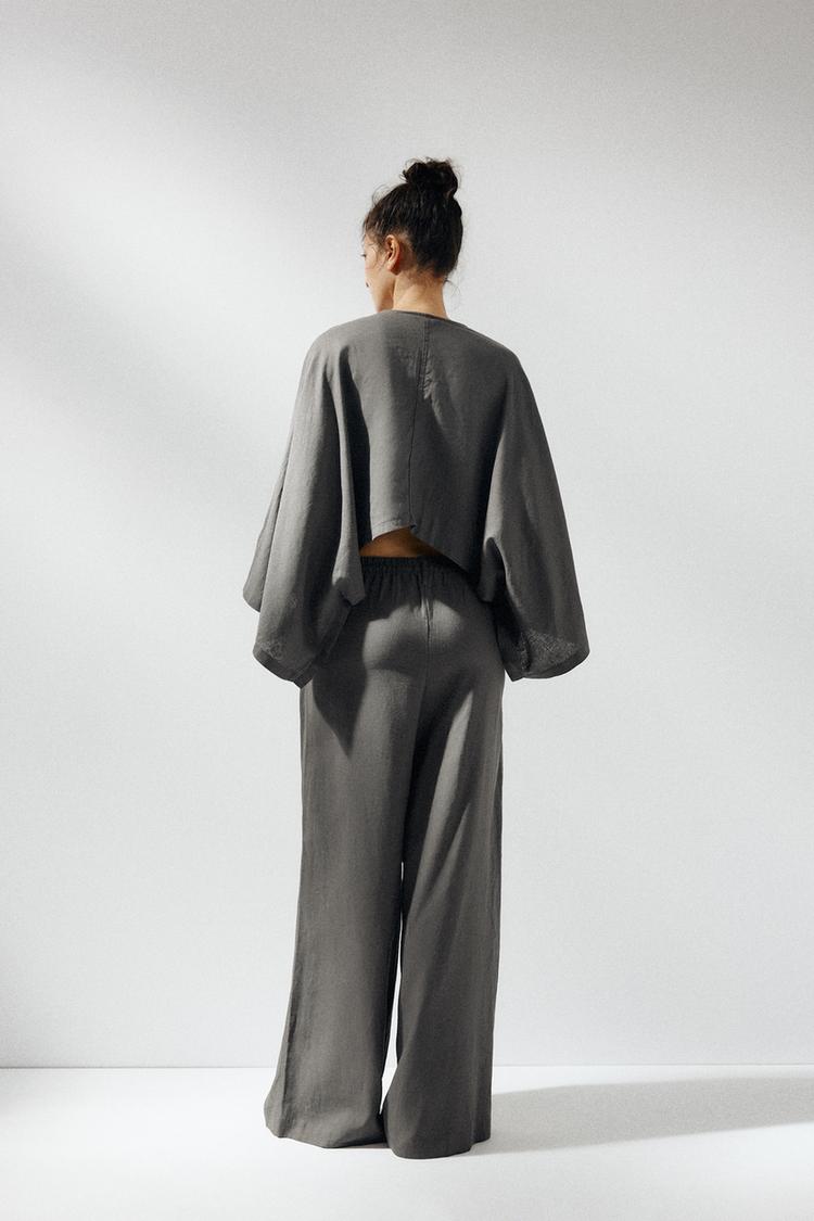 ASYMMETRIC CAPE KIMONO