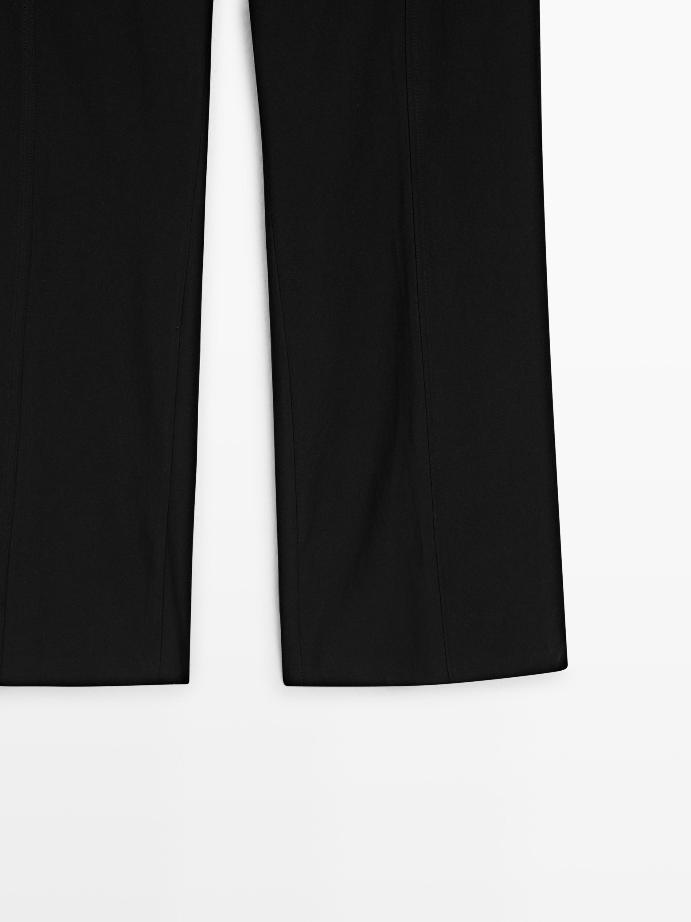 Pantalon flare avec du coton