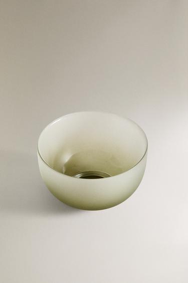 OMBRÉ GLASS BOWL - Green by Zara - Image 1