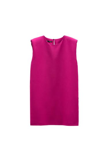 MINI DRESS WITH SHOULDER PADS