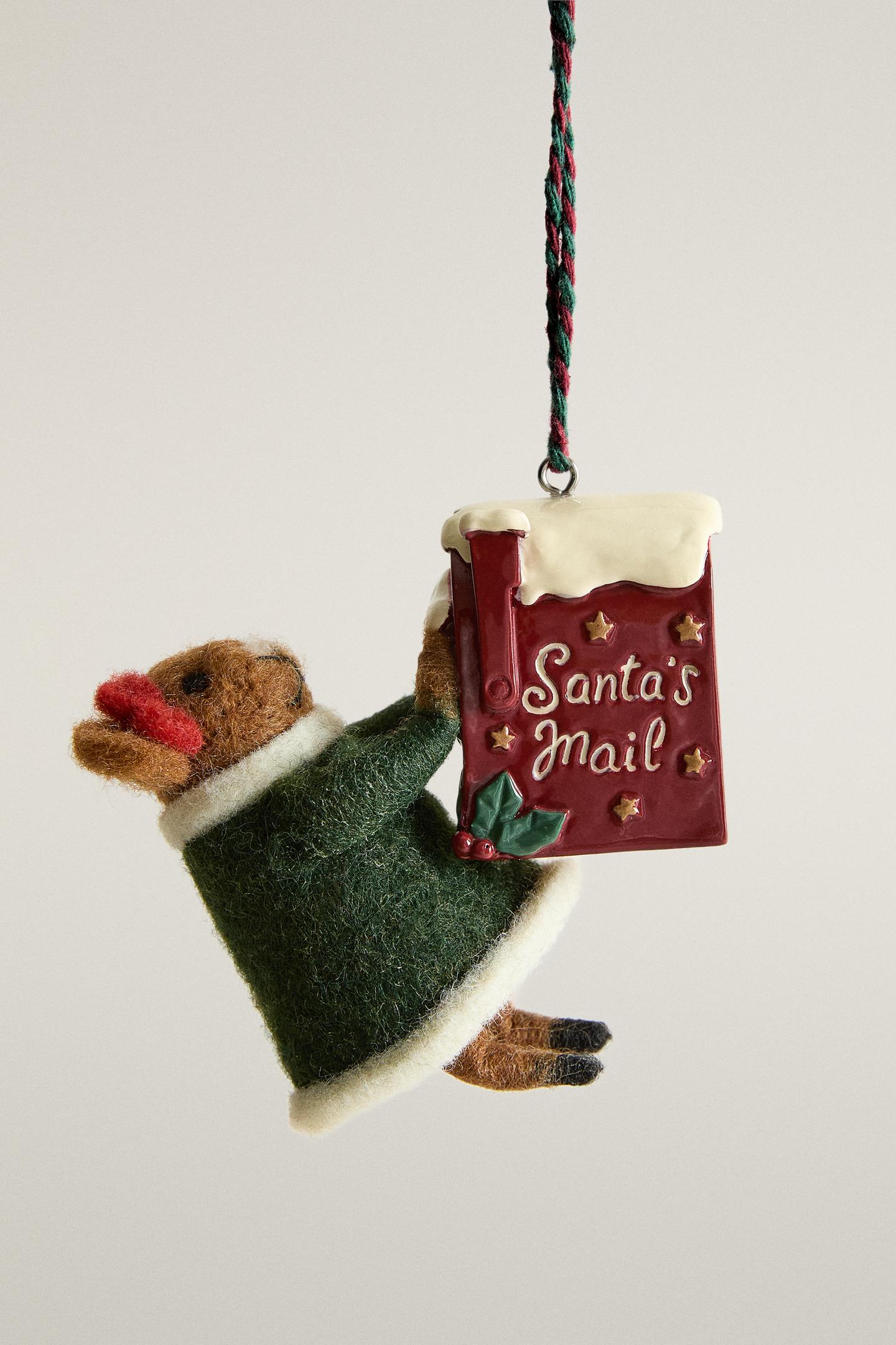 Ёлочные украшения Zara Mouse Mailbox Christmas Tree Ornament, цвет: Разноцветный — фото 1