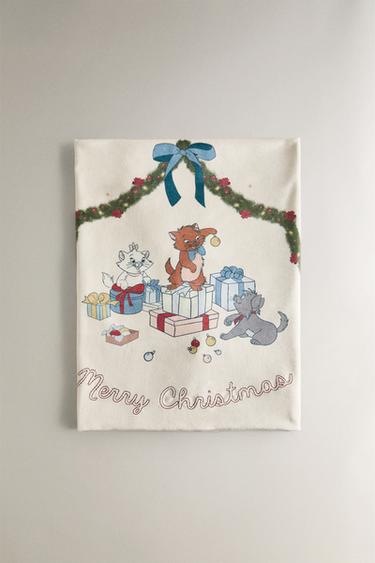 CHILDREN'S CHRISTMAS THE ARISTOCATS ©DISNEY FLEECE BLANKET - Ecru by Zara - Image 3