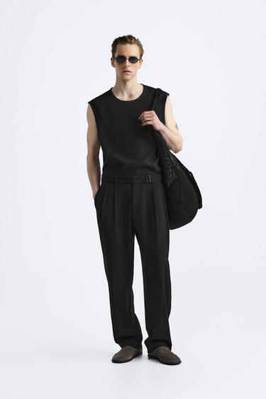 ТОП TANK ИЗ СМЕСОВОГО МОДАЛА — ЧЕРНЫЙ от Zara — изображение 0