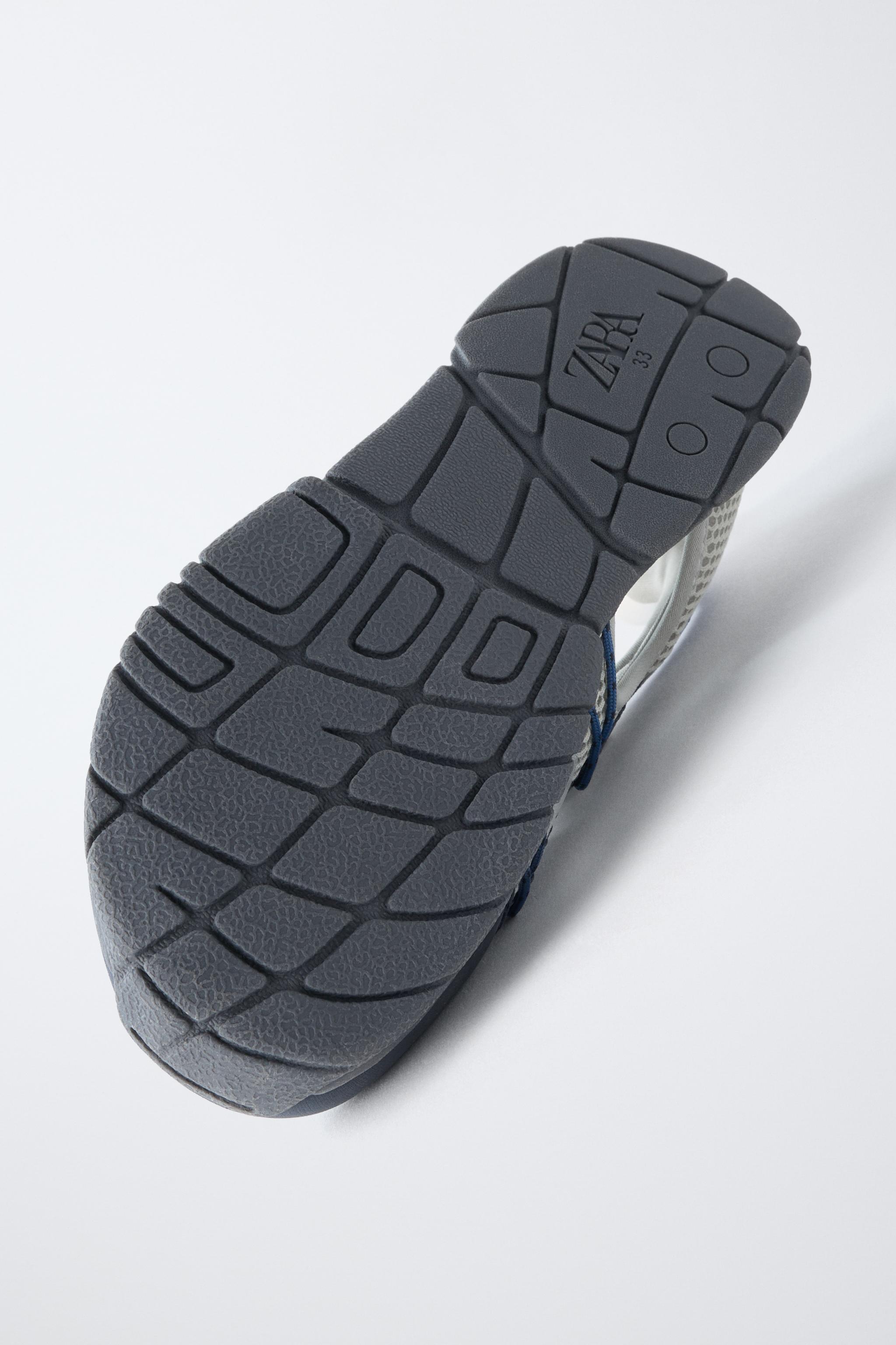 Детские кроссовки Zara BAREFOOT SNEAKERS WITH CUTOUTS — фото 7