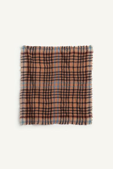 WOOL SCARF - Orange by Zara