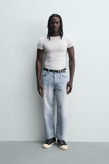 JEAN LÉGER REGULAR FIT - Bleu clair de Zara - Image 0