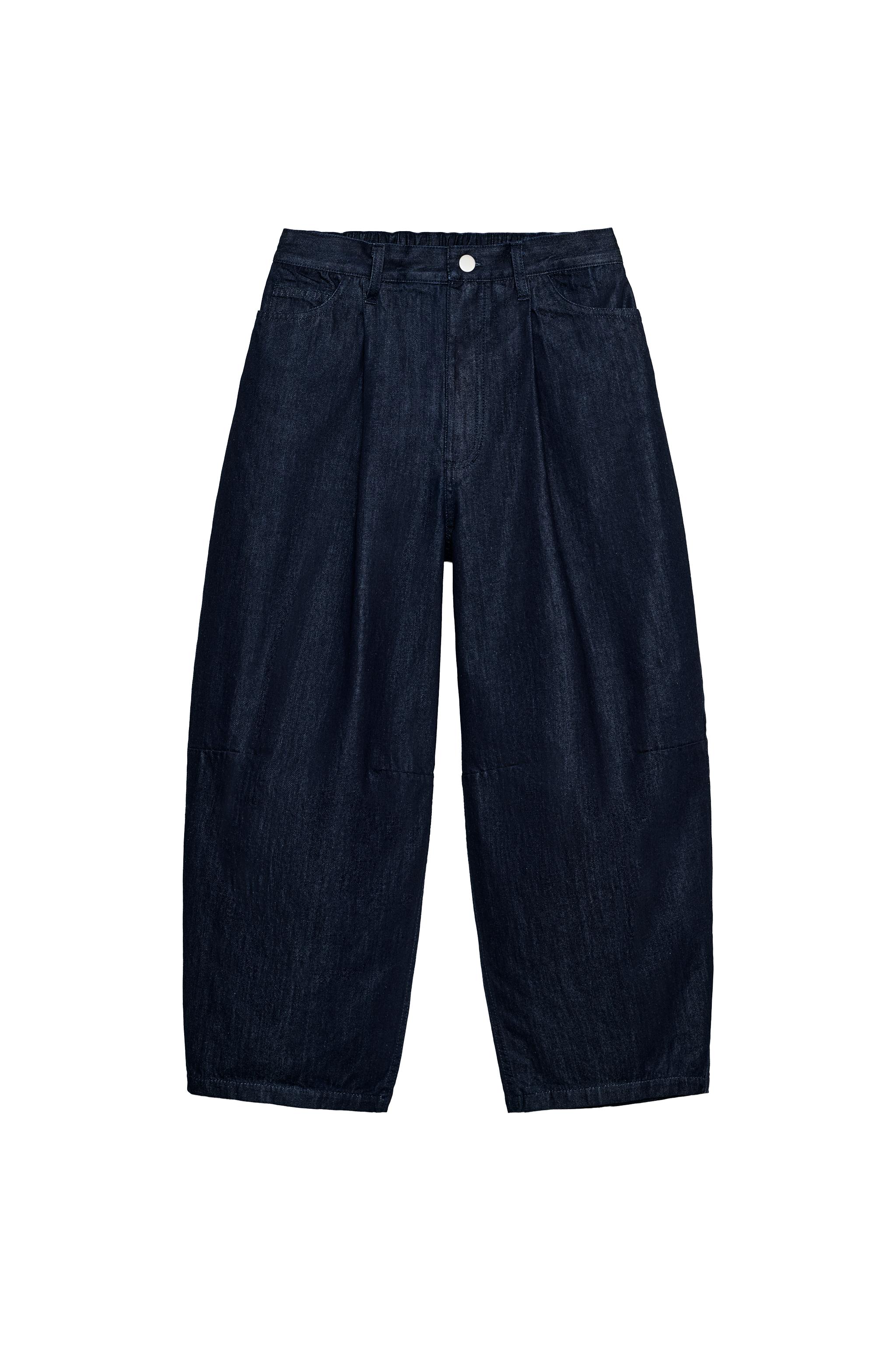 ZW COLLECTION HIGH-WAIST BALLOON JEANS - Blue | ZARA South Africa