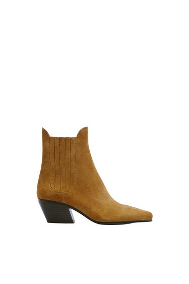 SUEDE COWBOY BOOTS