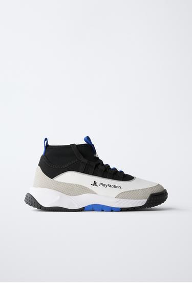 PLAYSTATION ™ HIGH-TOP SNEAKERS - White by Zara