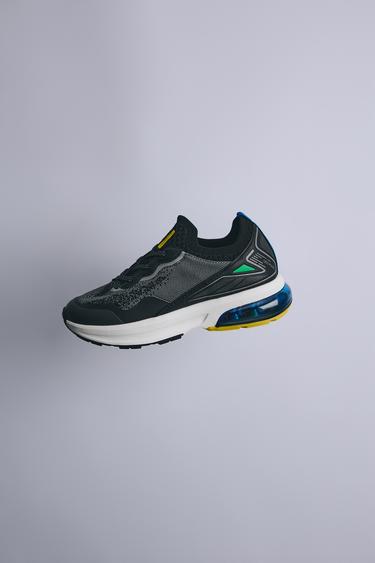 Zara 氣墊運動鞋 - 黑色 - 圖片 0