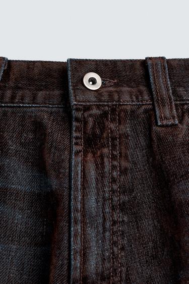 JEAN BAGGY FIT AVEC VISCOSE - Marron de Zara - Image 8