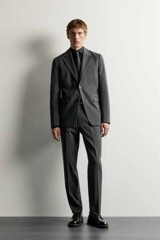 КОСТЮМ CONFORT — Цвет ночного неба от Zara — изображение 0