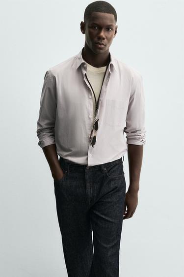 CHEMISE JACQUARD RAYURES - rayures de Zara - Image 6